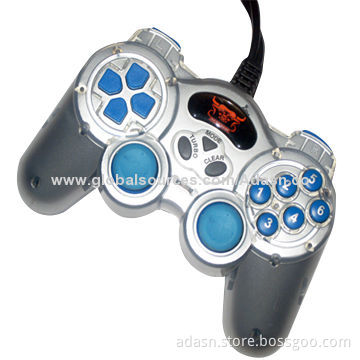 Wired PC USB Gamepad, Fashionable with Dual Shock, with Various Colors, Factory Cheap Price